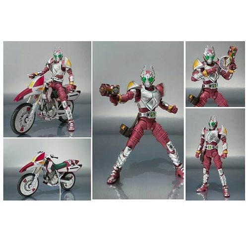 Kamen Rider Blade Kamen Rider Garren Action Figure with Red Rhombus Vehicle 2-Pack